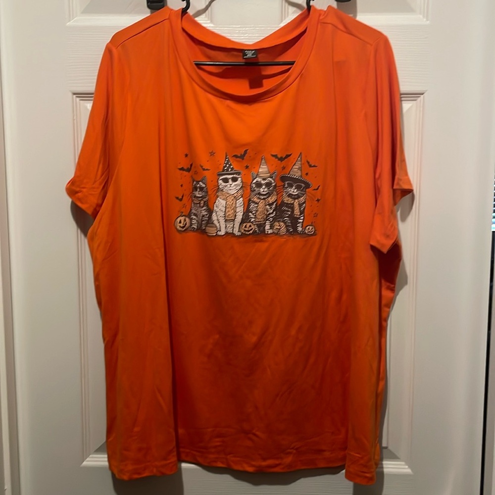 Halloween cat shirt